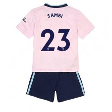 Arsenal Albert Sambi Lokonga #23 Tredjeställ Barn 2022-23 Korta ärmar (+ Korta byxor)